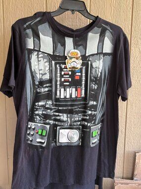 Star Wars Darth Vader Costume T-Shirt Costume w/cape